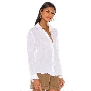 Rails Ellis white button down shirt